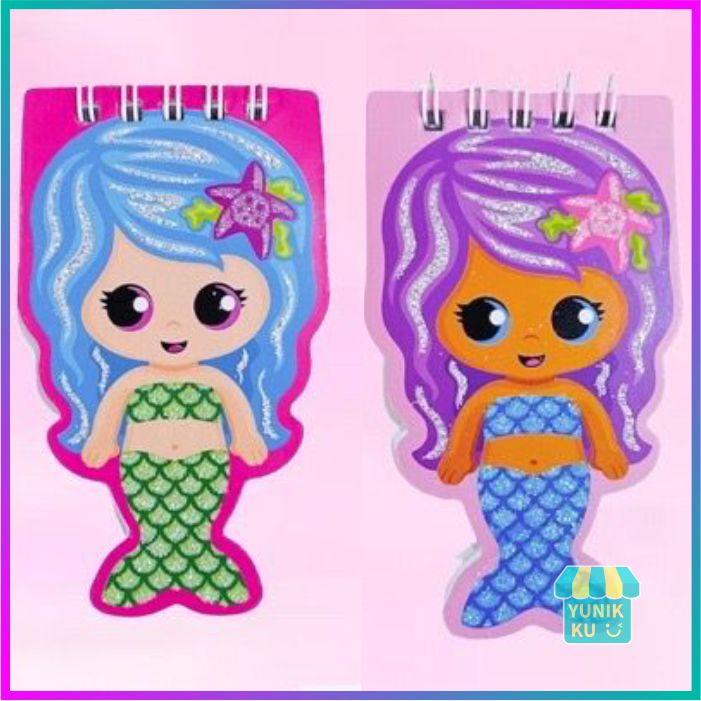 

BUKU CATATAN KECIL NOTE MERMAID LUCU