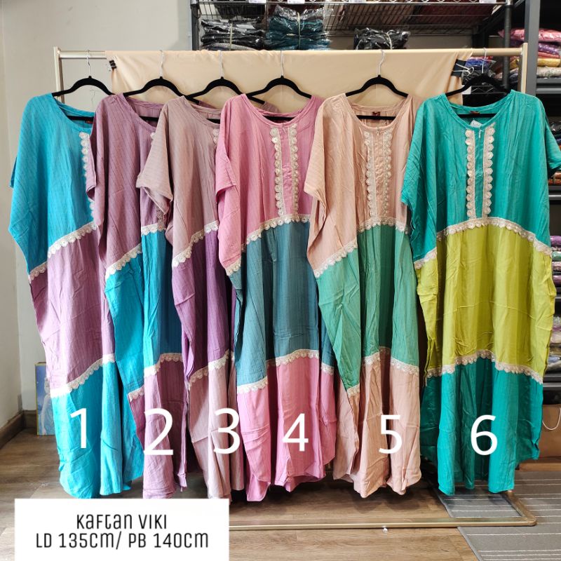 LONG DRESS VIKI / Daster Panjang Semata Kaki - Dress Busui Friendly Bahan Rayon Premium Adem