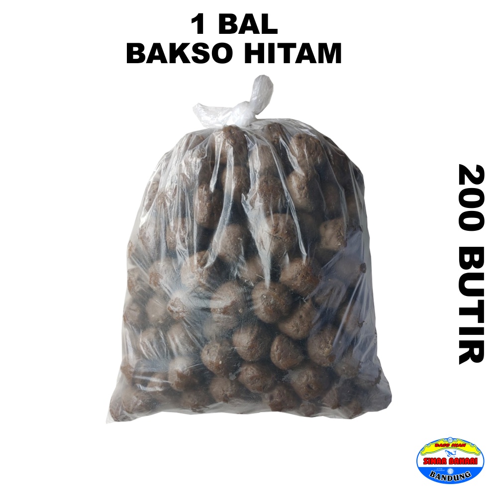 BAKSO / BASO IKAN SINAR BAHARI BANDUNG 1 Bal Bakso Ikan Hitam