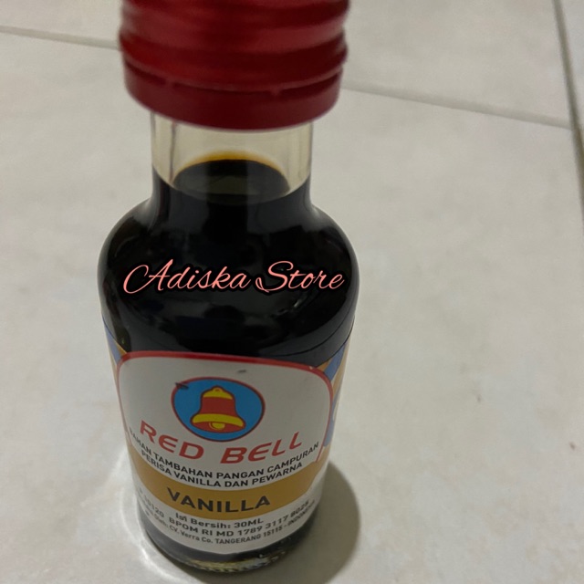 

Essence / perisa vanila // vanilla red bell 30ml
