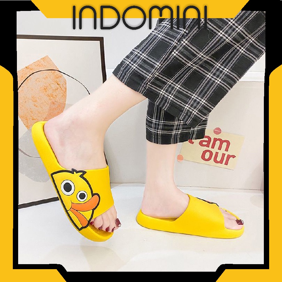 INDOMINI Sandal Jelly Import Outdoor Duck &amp; Shiba Inu R794