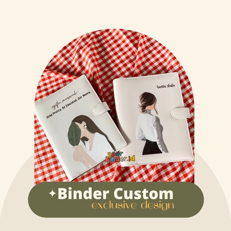 

Binder Custom Aesthetic Girls 6r,20r,26r - A6/A5/B5