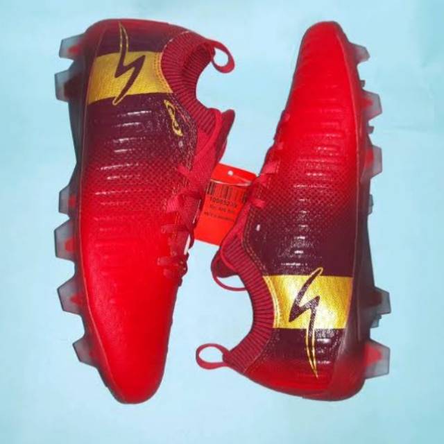 SEPATU BOLA SPECS SWERVO THUNDERBOLT 19 FG EMPERORED/BURGUNDY