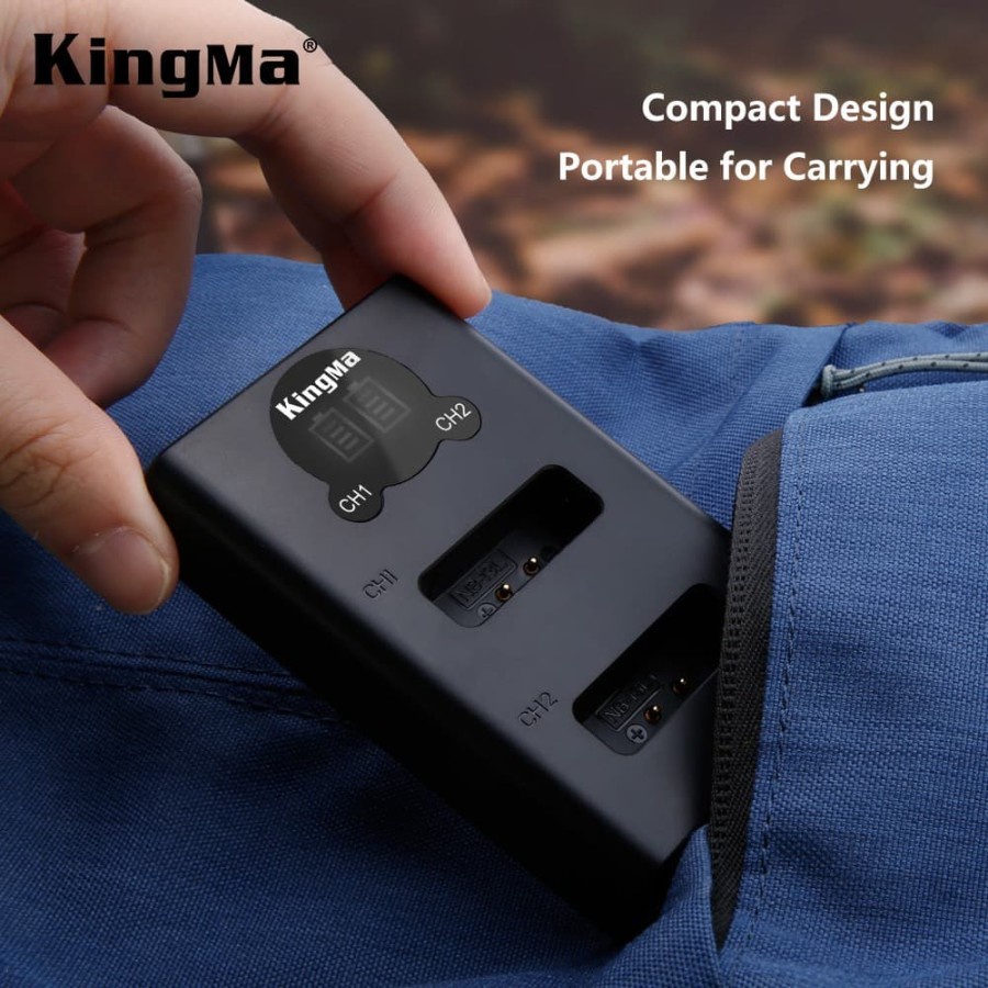 KINGMA CHARGER CANON LCD NB-13L