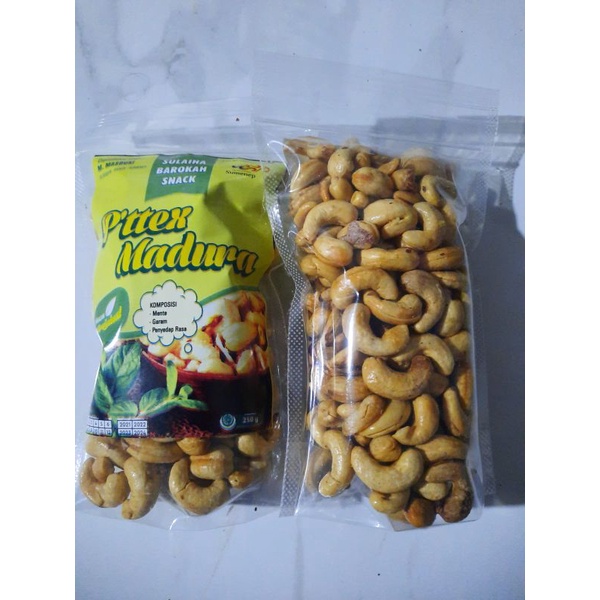 Kacang Mete ||Kacang Mede ||Kacang Mente Goreng Original Siper 250 G Madura Asli gurih ladziidz