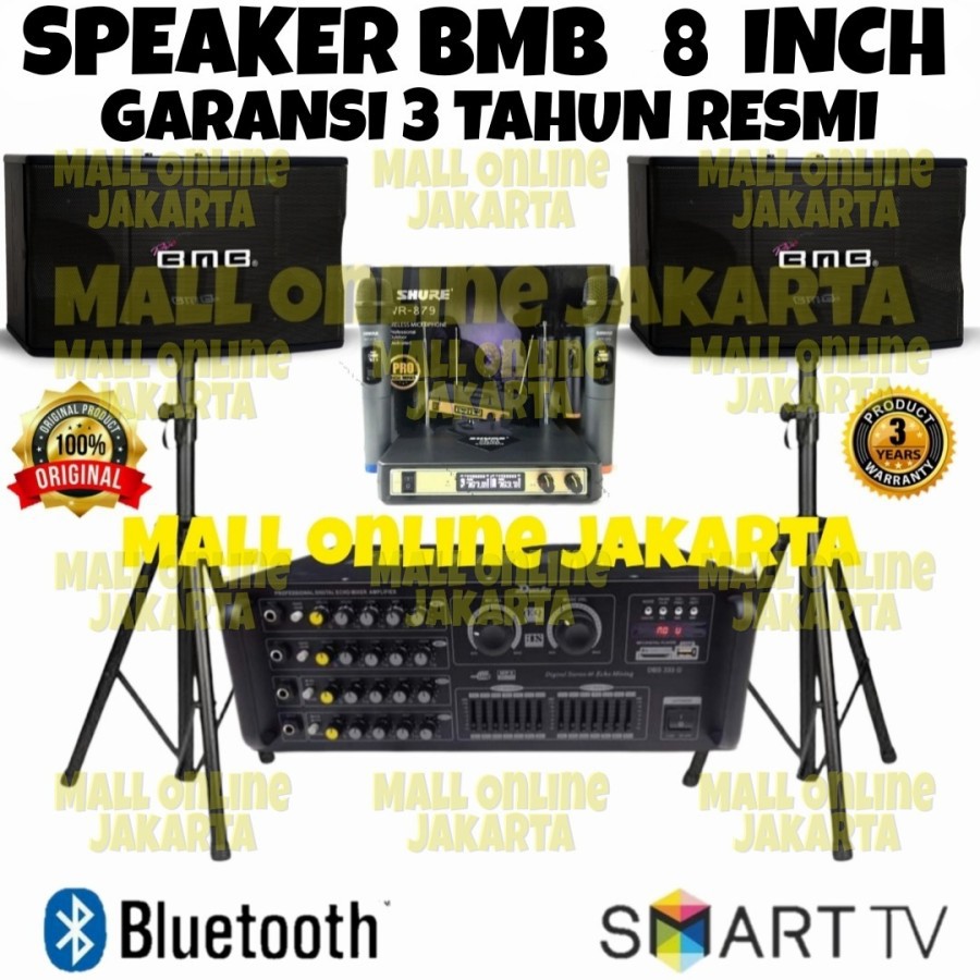 Speaker Karaoke Bmb 8 inch Original Paket sound system dusenberg SNI