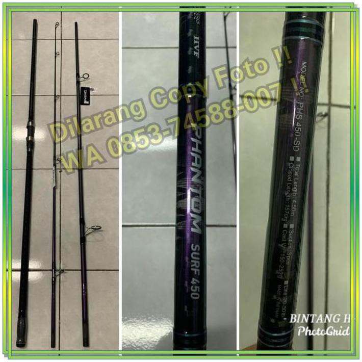 joran surf daiwa phantom surf phs 450 sd ls99