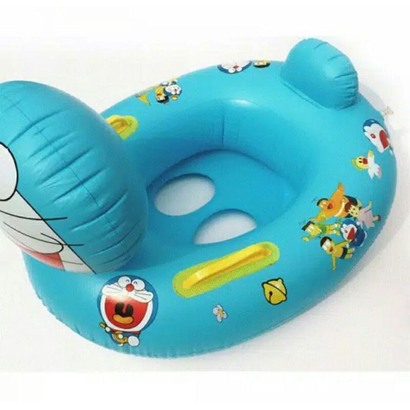 Duduk bayi Pelampung BAN RENANG di Kolam Renang motif karakter doremon Doraemon KADO ANAK SENANG