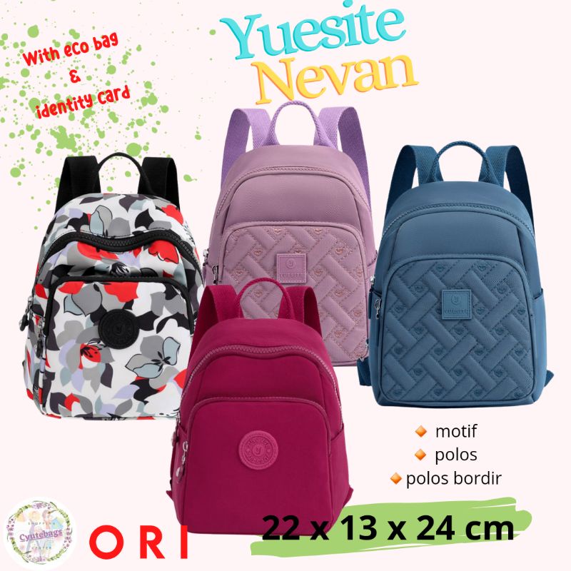 Tas ransel wanita yuesite nevan orignal small backpack