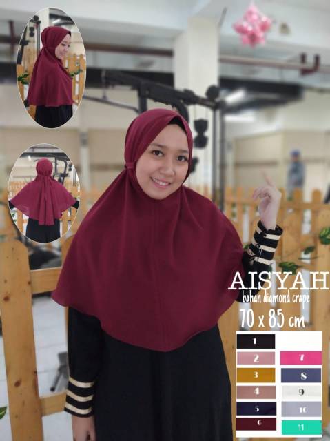 Kerudung Khimar Tali Aisyah