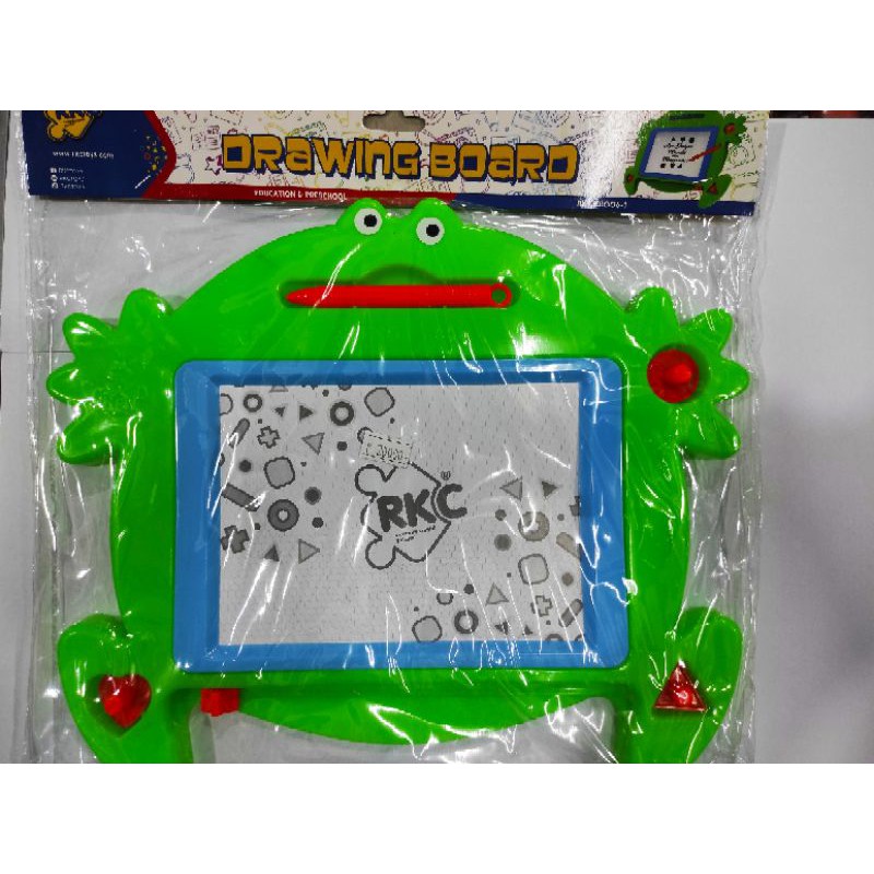 RKC Drawing Board Magnetic Kodok Papan Tulis Hapus Magnet Karakter Katak Kucing Kelinci