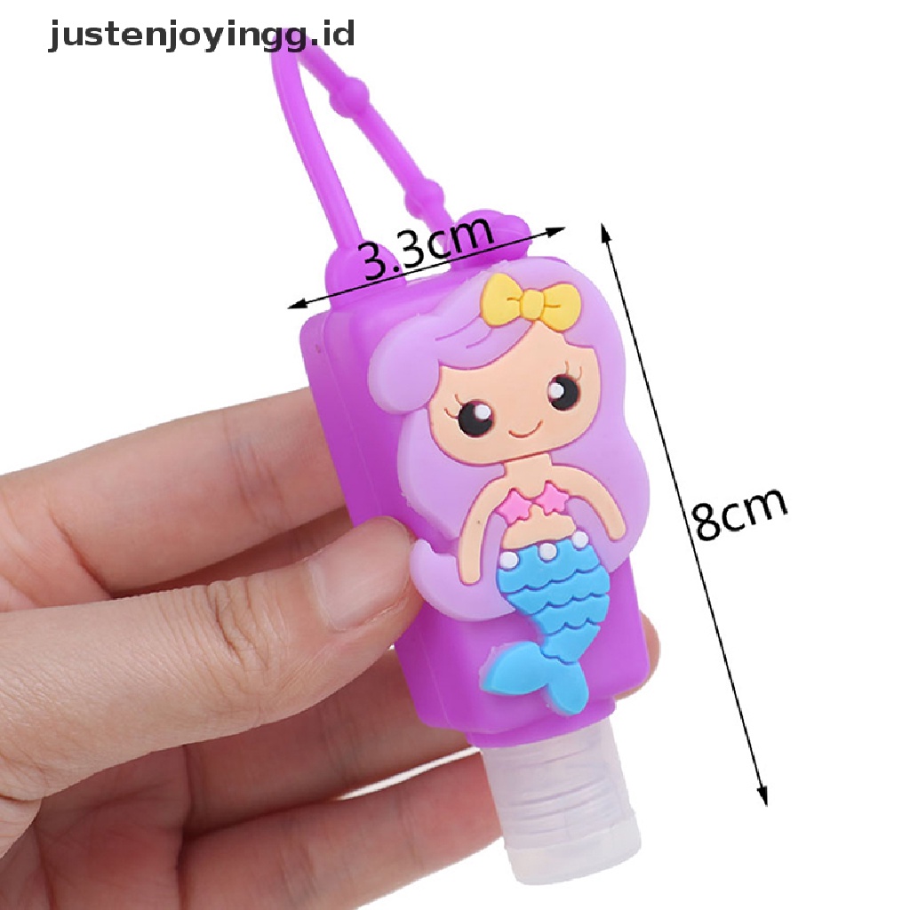 Botol Hand Sanitizer Bahan Silikon Anti Bakteri Desain Mermaid Untuk Mandi