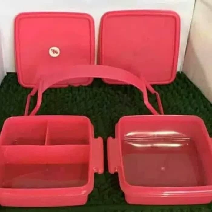 NEW. RANTANG ( 2 SUSUN ) PLASTIK / OMPRENG SUSUN 2 MURAH GROSIR WARNA ACAK