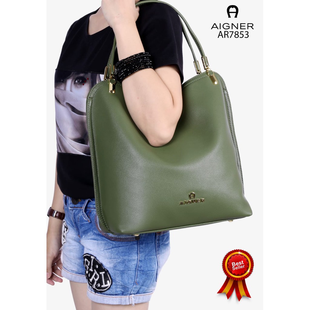 Aw #7853 New Arrival AIGNER Hillery ROMA HOBO Shoulder Bag