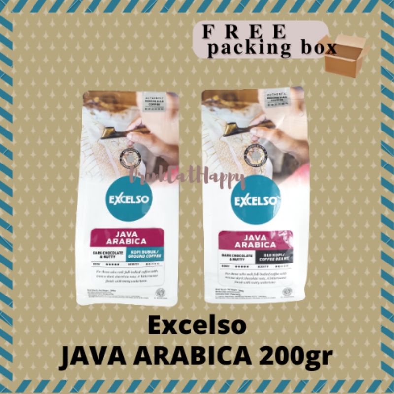 

EXCELSO JAVA ARABICA 200 gr Kopi Bubuk Kopi Biji 200 gram