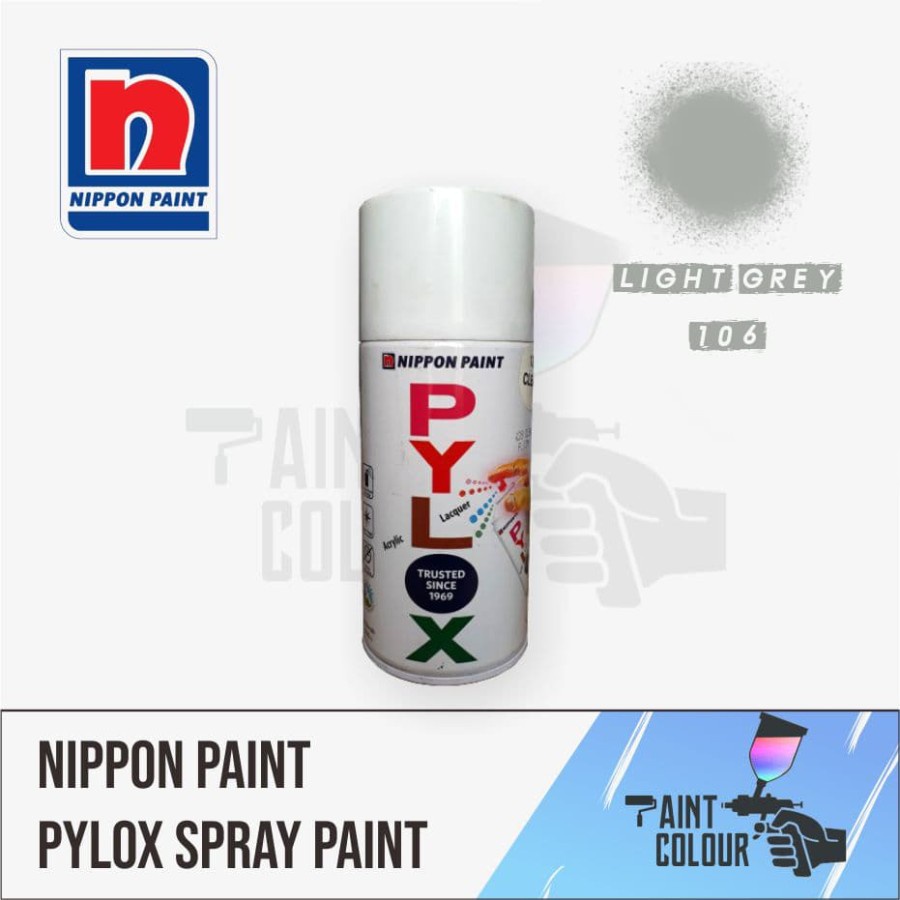 Pylox 106 Light Grey Cat Semprot/Pylox/Samurai Motor/Helm