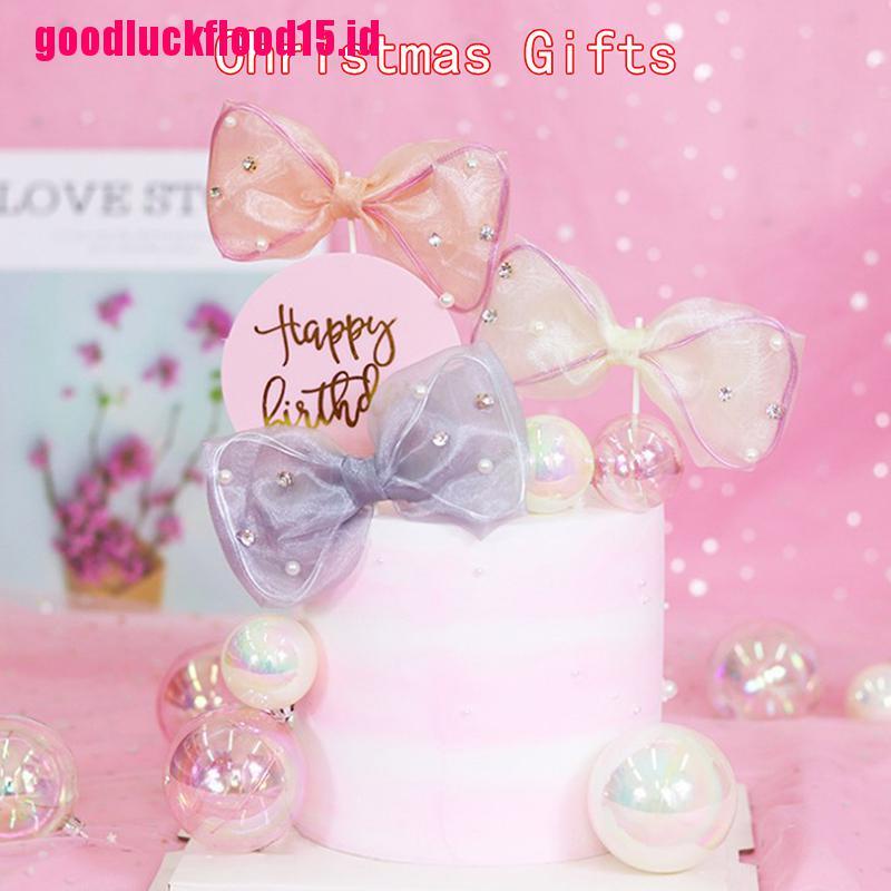 {LUCKID}Bubble Ball Cake Decor Bowknot Transparent Ball Symphony Baking Dress Up Supply