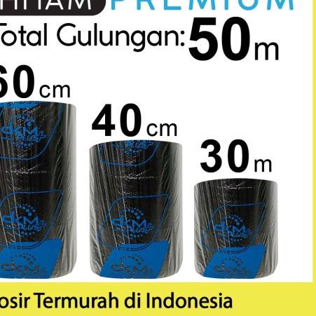 

✰ Plastik Bubble Wrap Hitam 30cm x 50m Bubblewrap DKM PLUS / ROLL ☊
