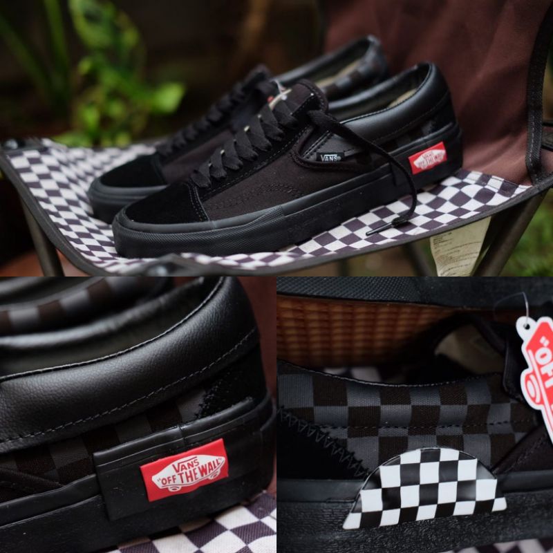 Vans Slip On Cut And Paste All Black Original