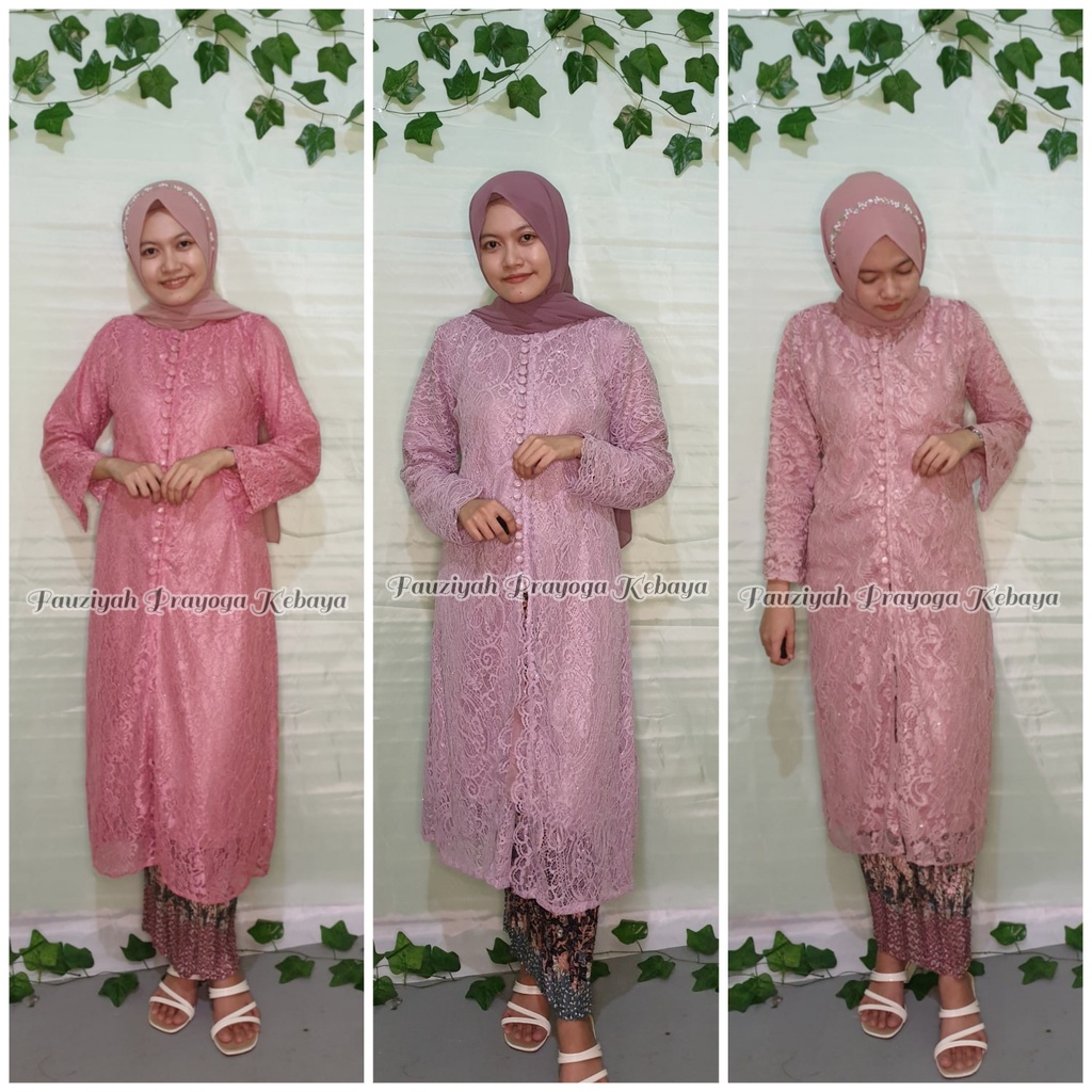 Atasan Kebaya Kancing Depan/Kebaya Among/Kebaya Pesta/Kebaya Ibu Hajat  promo termurah Tanah Abang