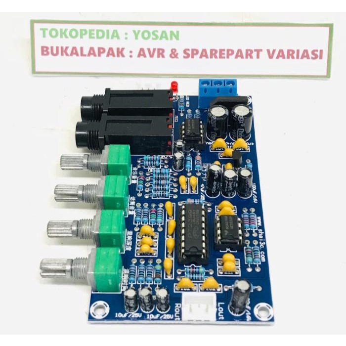 KIT ECHO MIC AUDIO REVERB XH-M173 PT2399 MICROPHONE