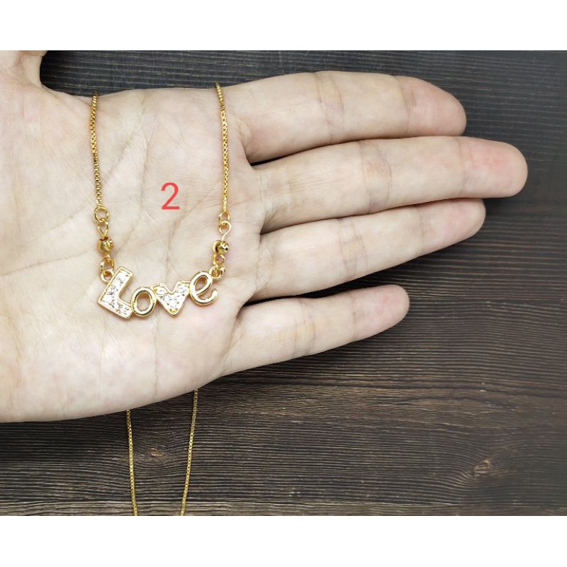 Fifi Fashion Kalung Koye 1 Model Perhiasan Lapis emas 08#