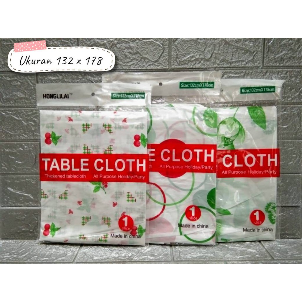 SHABRINA_FASHION!! Taplak Meja Makan / Ruang Tamu Anti Air Tebal Premium