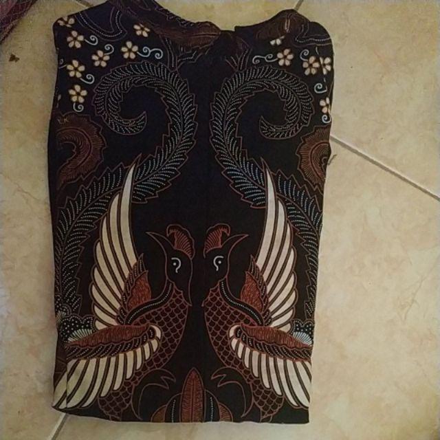 Kemeja Unik Batik Wanita Slim Fit Bw36 Lengan 7/8 Slimfit