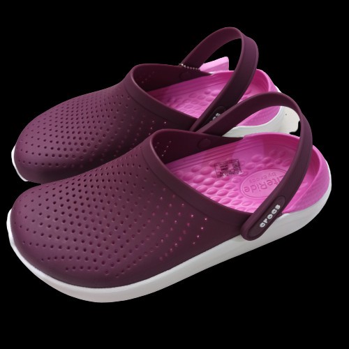 Crocs / Sandal Crocs / Crocs Literide / Literide / Sandal Pria / Lite Ride / Sepatu Sandal Perawat-UNGU UNGU