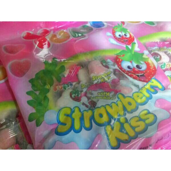 

permen strawberry kiss 1 kg