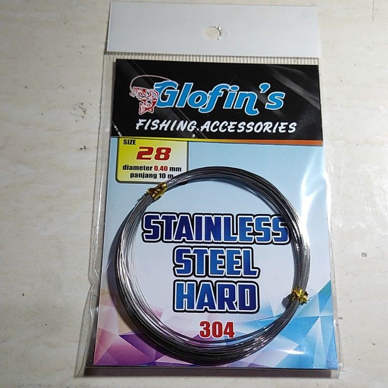 Kawat Neklin Stainless Hard 0,4mm