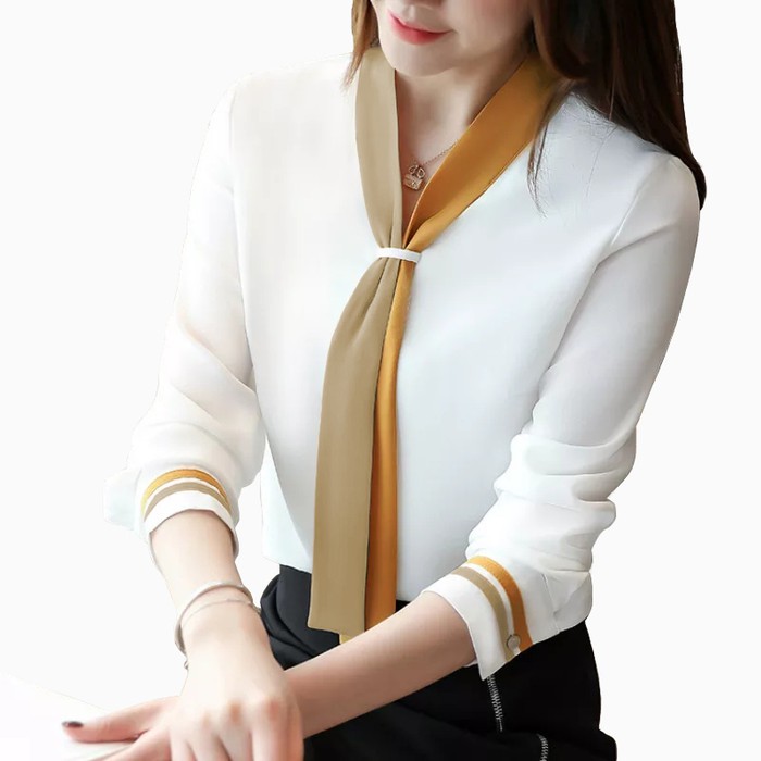Promo Terbatas Blouse Cewek Import Blus Onpot [Baju Atasan W Xd41 IO484 Blus Wanita Gaya Korea Lenga
