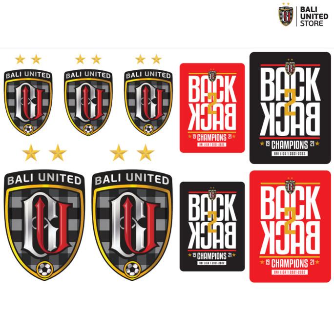 

(BISA COD) Back 2 Back Champions Cutting Sticker A5 Stiker Bali United TERMURAH Kode 1390