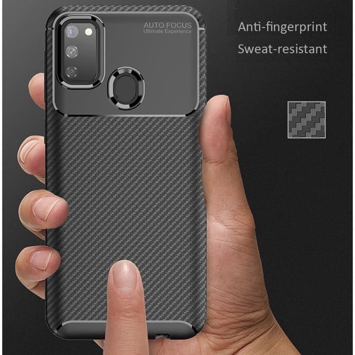 Case Samsung M21 ORIGINAL AUTOFOCUS Carbon Slim Armor SoftCase