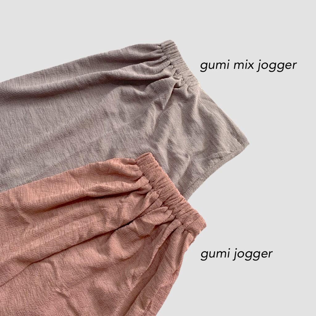 GUMI MIX JOGGER | JOGGER WANITA | CELANA PANJANG JOGER