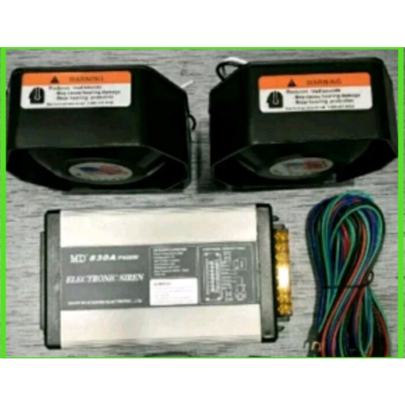 toa patwal sirine plus modul mobil motor type MD 830A 400watt double toa slim 200watt