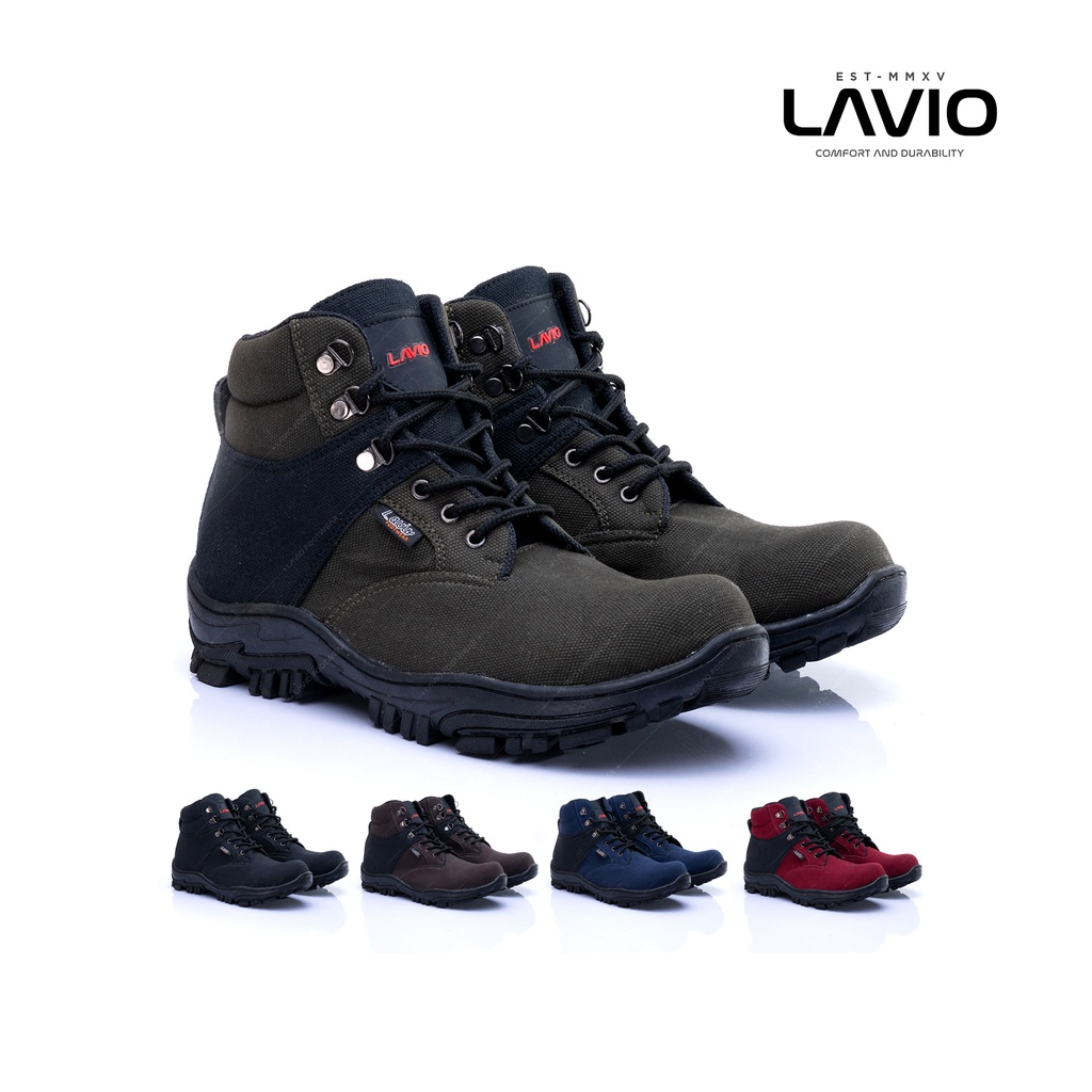Lavio Sepatu Boots Pria Safety Gh46 Original