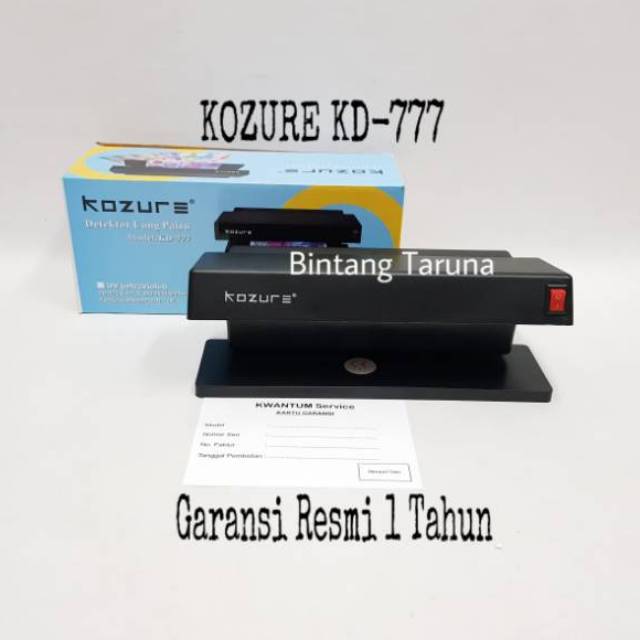 Detector Uang Palsu Kozure KD-777 Alat Deteksi Uang Palsu UV