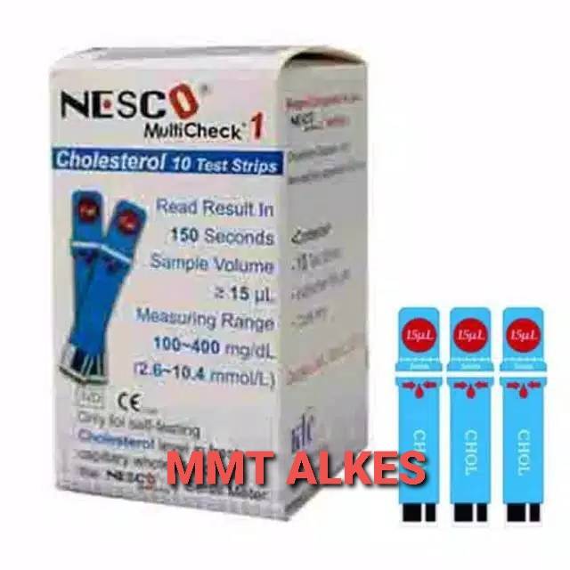 STRIP KOLESTEROL NESCO / BLOOD CHOLESTROL / STIK KOLESTROL original murah