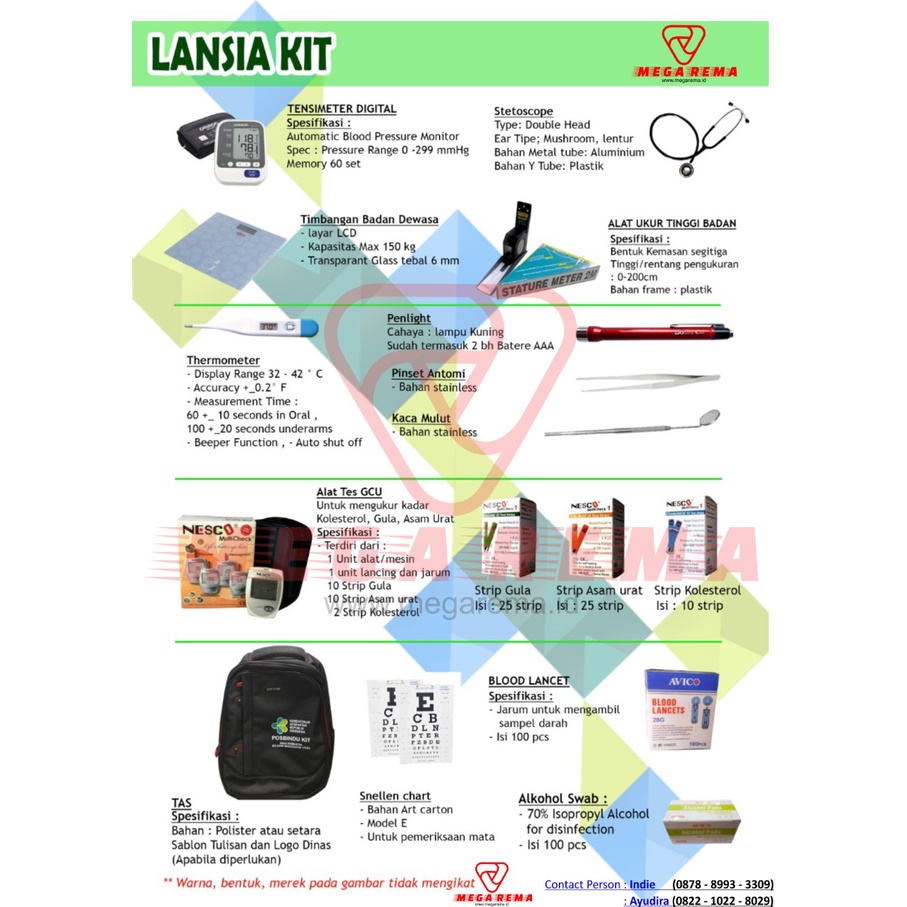 JUAL PAKET LANSIA KIT - 2022