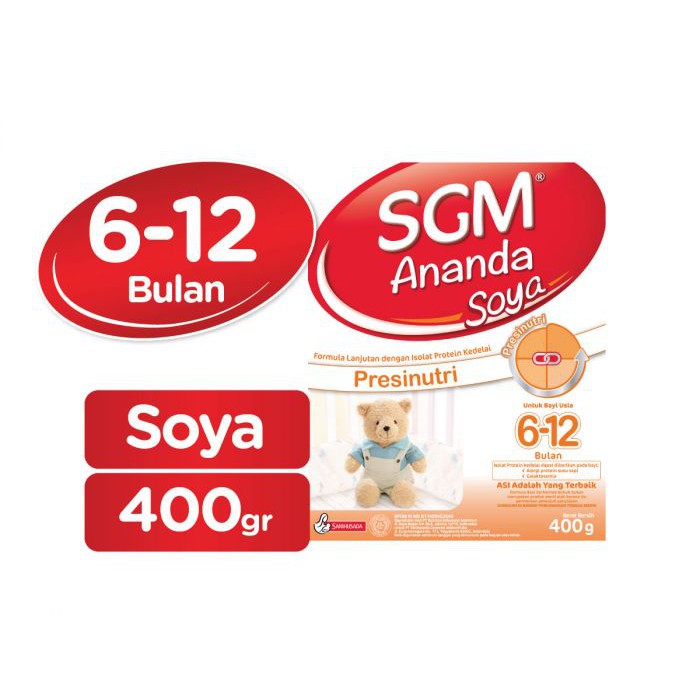 Sgm ananda soya 6-12 bulan - 400gr