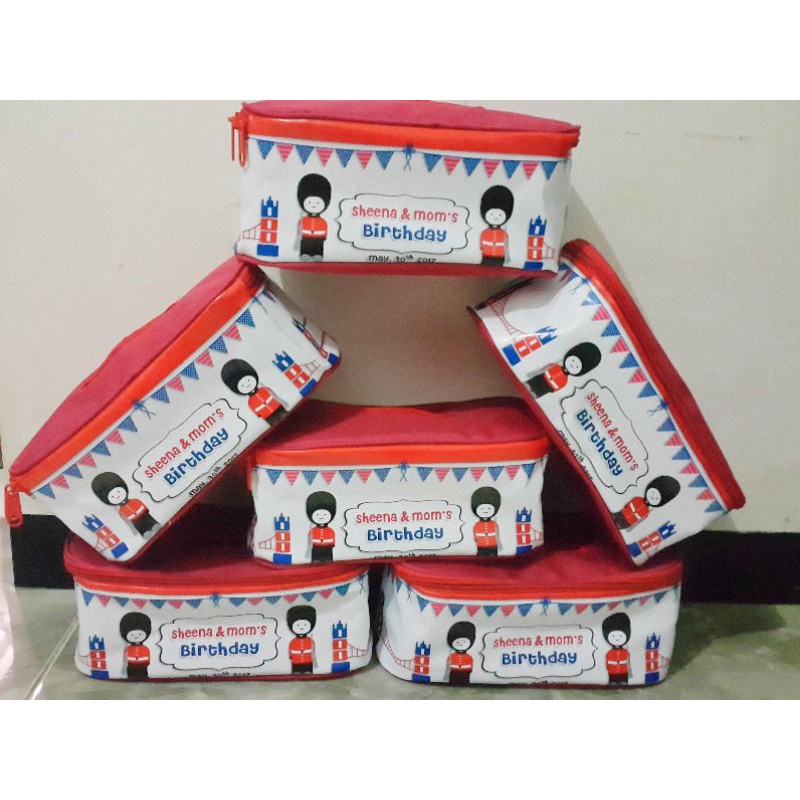 Tempat tissue souvenir gambar printing castem free desain gambar sesuai permintaan