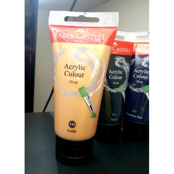 

Cat Acrylic FaberCastell 75ML Gold
