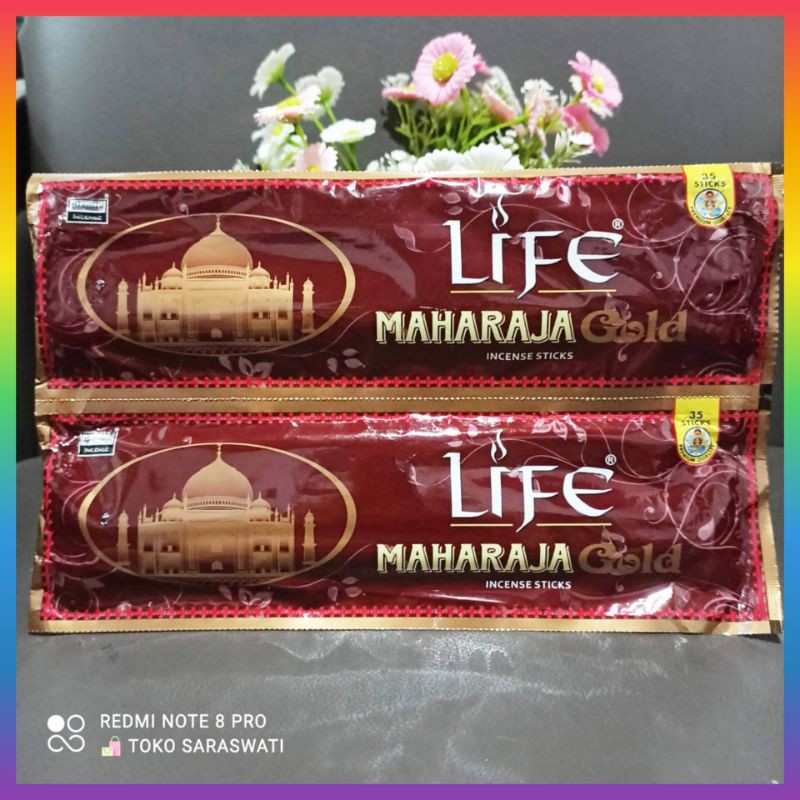 Hio Dupa Aromaterapi Life Maharaja Gold Isi 35 Stik Super Wangi