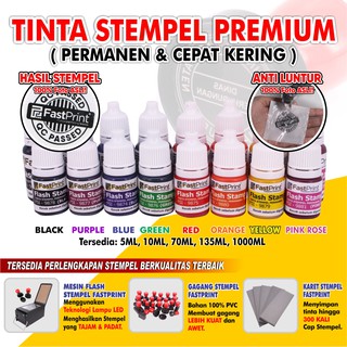 Tinta Flash Stempel Luxury Color Inkpad Ink Pad Bantalan Tinta 40 Pilihan 