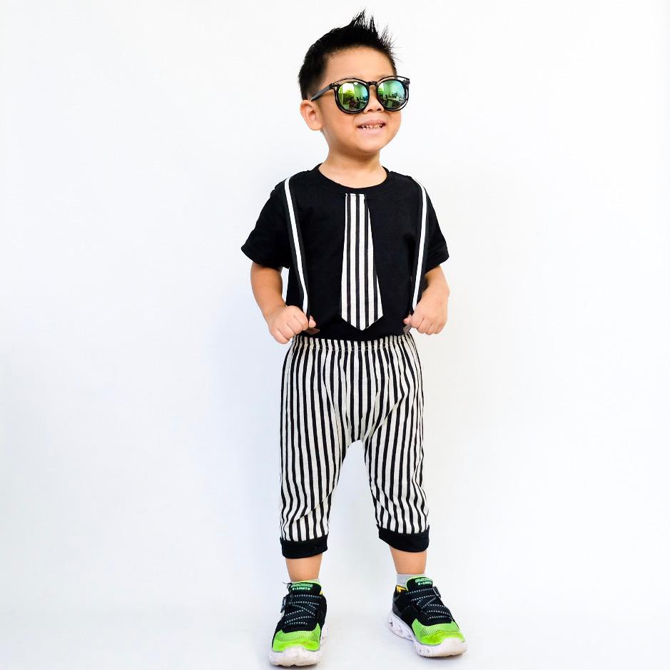 Setelan Baju  Celana Anak  Bayi Laki laki Usia  6  bulan  6  