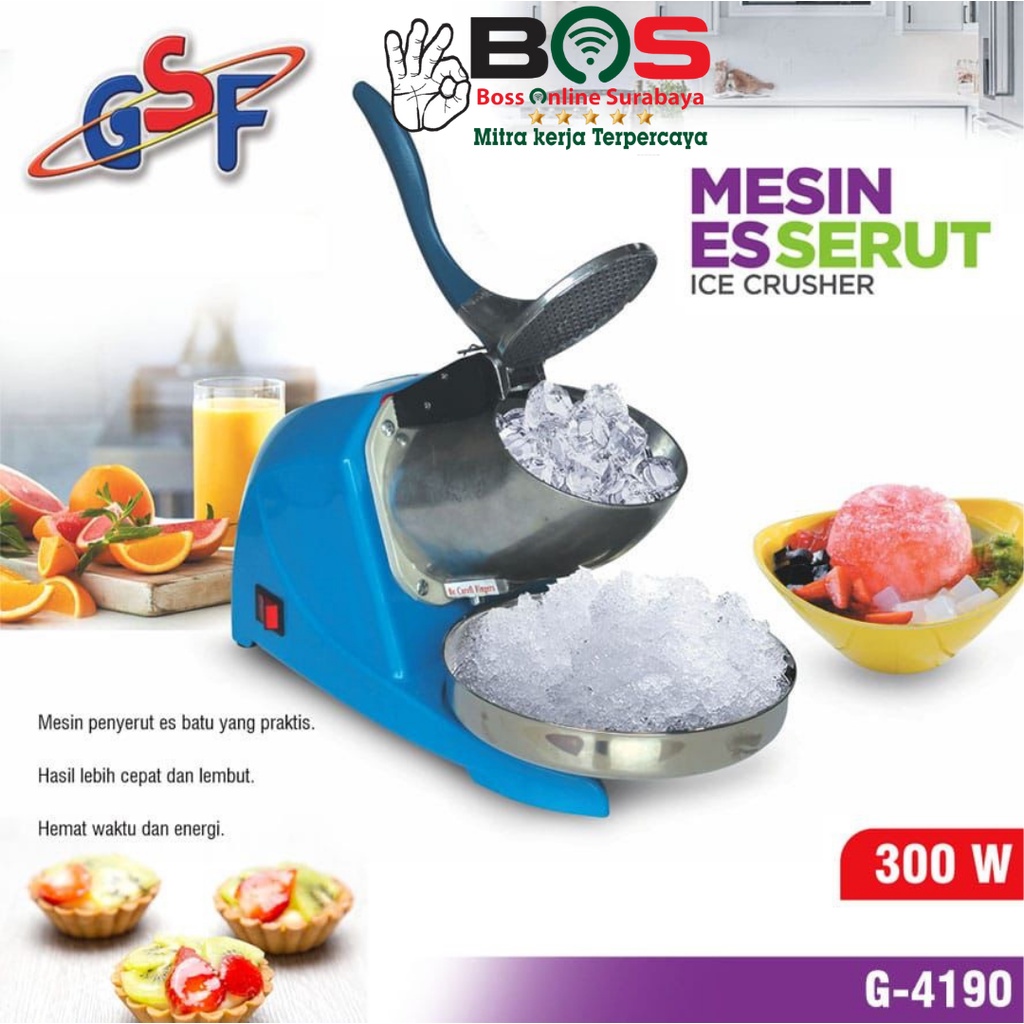 Mesin Es Serut GSF 4190 GSF-4190 Ice Crusher 300 W Mesin Es Serut G-4190