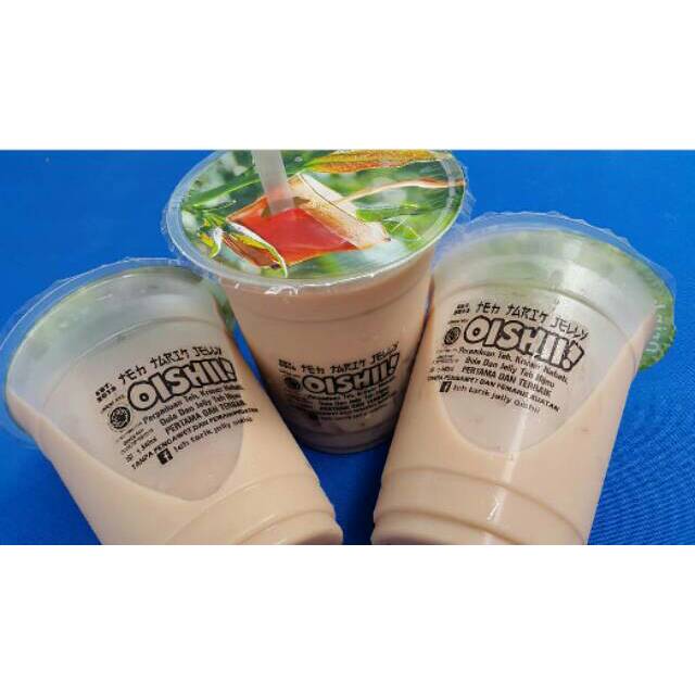 

Teh tarik jelly kemasan cup OISHII