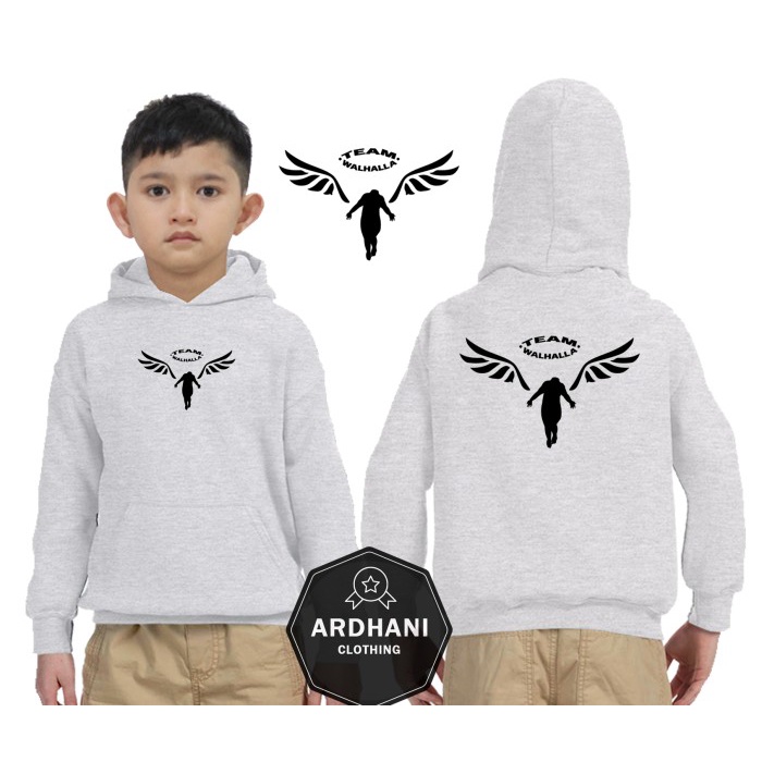 jaket hoodie anak anime tokyo revengers walhalla?valhalla - M, Hitam
