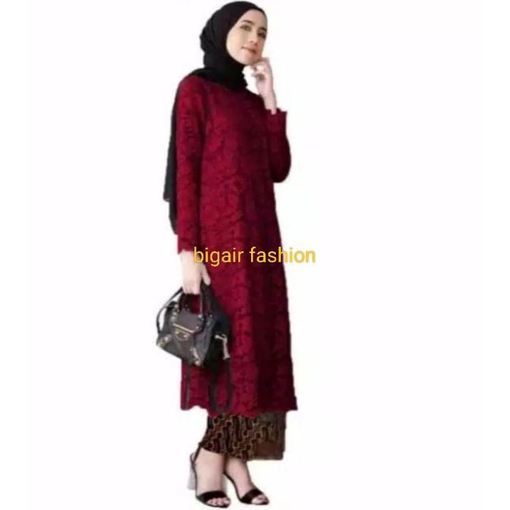 BA KEBAYA MODERN /SETELAN KEBAYA  BRUKAT / KEBAYA TUNIK  BROKAT MODERN/TUNIK BROKAT MODERN/KEBAYA KONDANGAN/KEBAYA LAMARAN/KEBAYA IBU BESAN